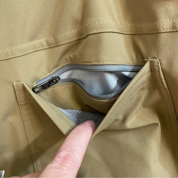 Lululemon Commison Classic-Fit Pant 32L Warpstreme Khaki Men’s Sz 40 Work Casual - Picture 7 of 16